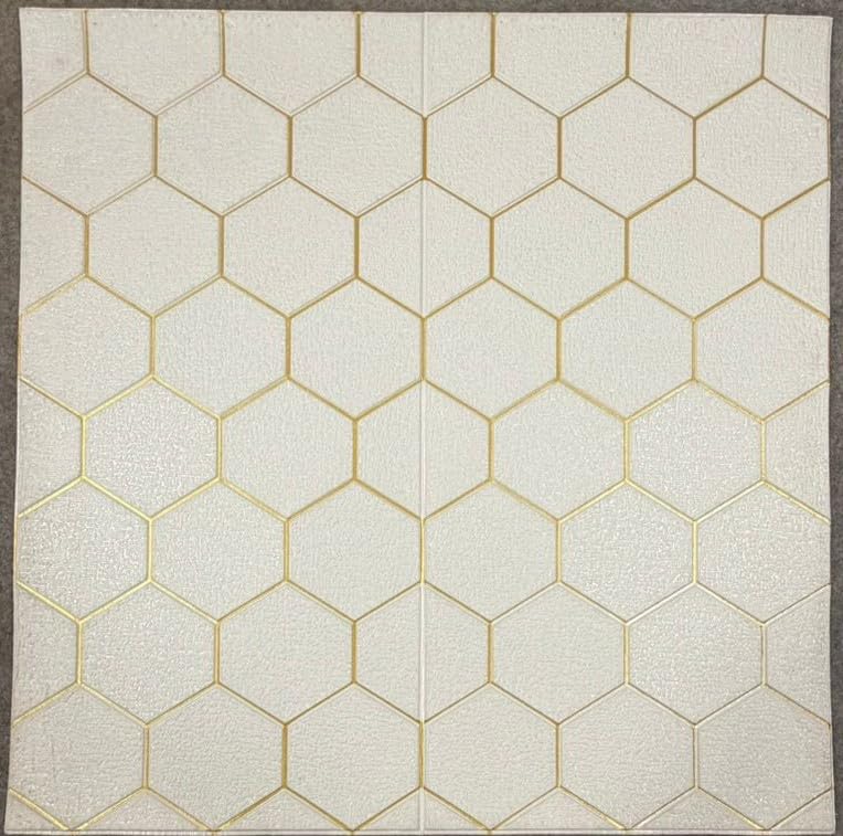 Image of Barebeauty 3D Wall Panel Wallpaper, Self Adhesive PE Foam Brick Sticker, Waterproof Wall Covering for Home Decor, 70 x 70 cm (Pack of 8, 42.16 Sq. Ft. Approx)