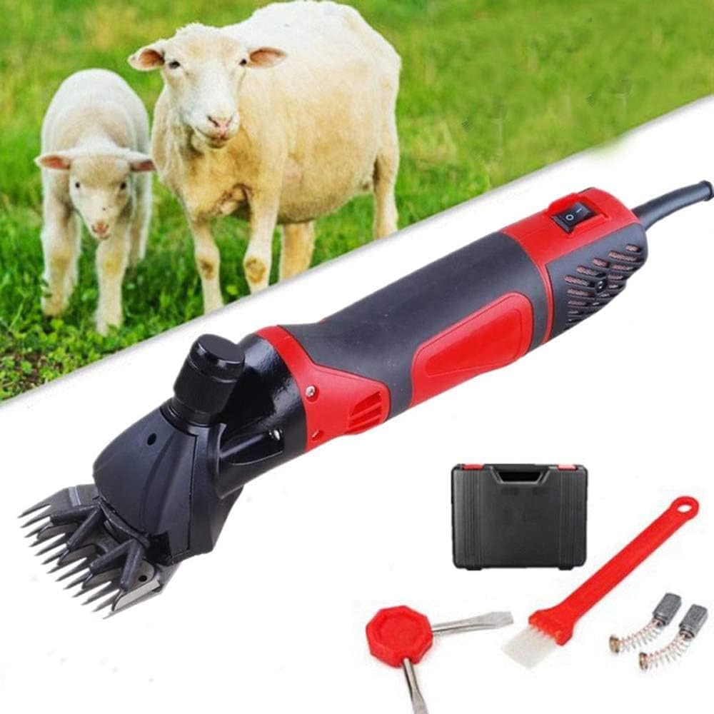 Sheep Shears,Electric Wool Shearing Fur Care Shearing Machine Livestock Shearing Shears,Suitable for Most New Shears,Red