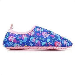Sapatilha Infantis Aquática Antiderrapantes, Macias, Calce Fácil para Praia, Piscina, Natação, Surf, Barco, Pesca, Camping, Caminhada, Neoprene
