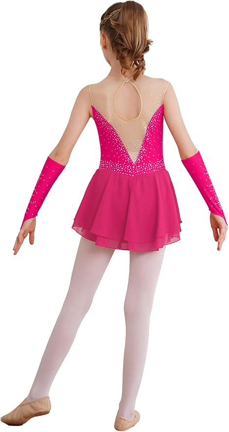 TTAO Ballet Dress Girls Ballet Swan Costume Gymnastics