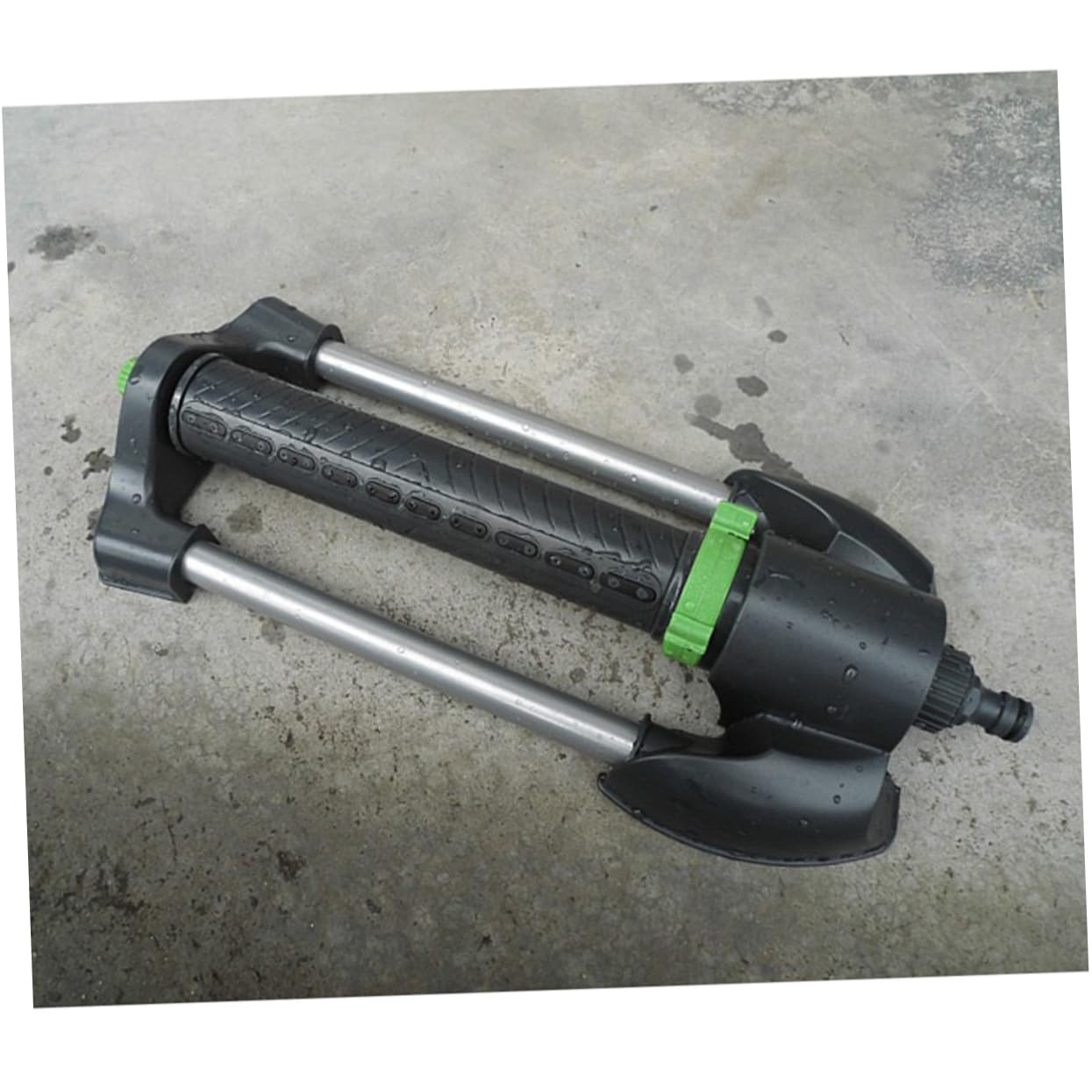 Irrigatore Rotante Automatico da Giardino 1 Pezzo Plastica Metallo Nero | Oscillante per Prato, Rapido Bagnamento del Terreno, Copertura Ampia, Uso su Piante