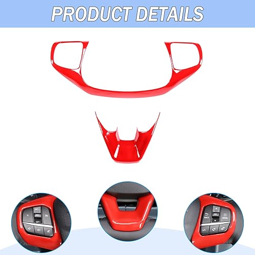 Vista 19 de Aunginsy Marco de botón de dirección de control central compatible con Ford Maverick 2022+ Bronco Sport 2021+ Escape 2020+ consola central, cubierta