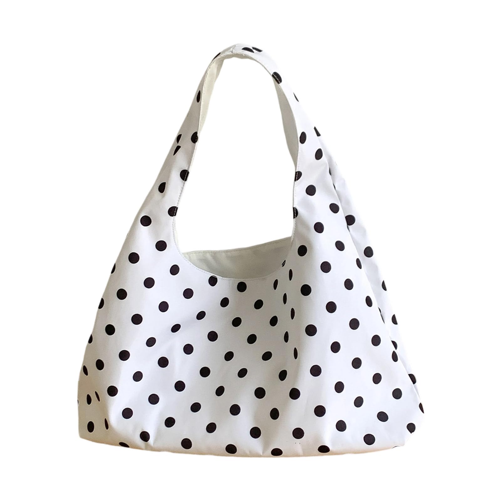 Sac à main à pois pour femme grand format, le cabas élégant et logeable