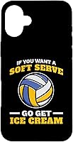 Vista 22 de iPhone 16 If You Want A Soft Serve Go Get Ice Cream Girl Volleyball Case