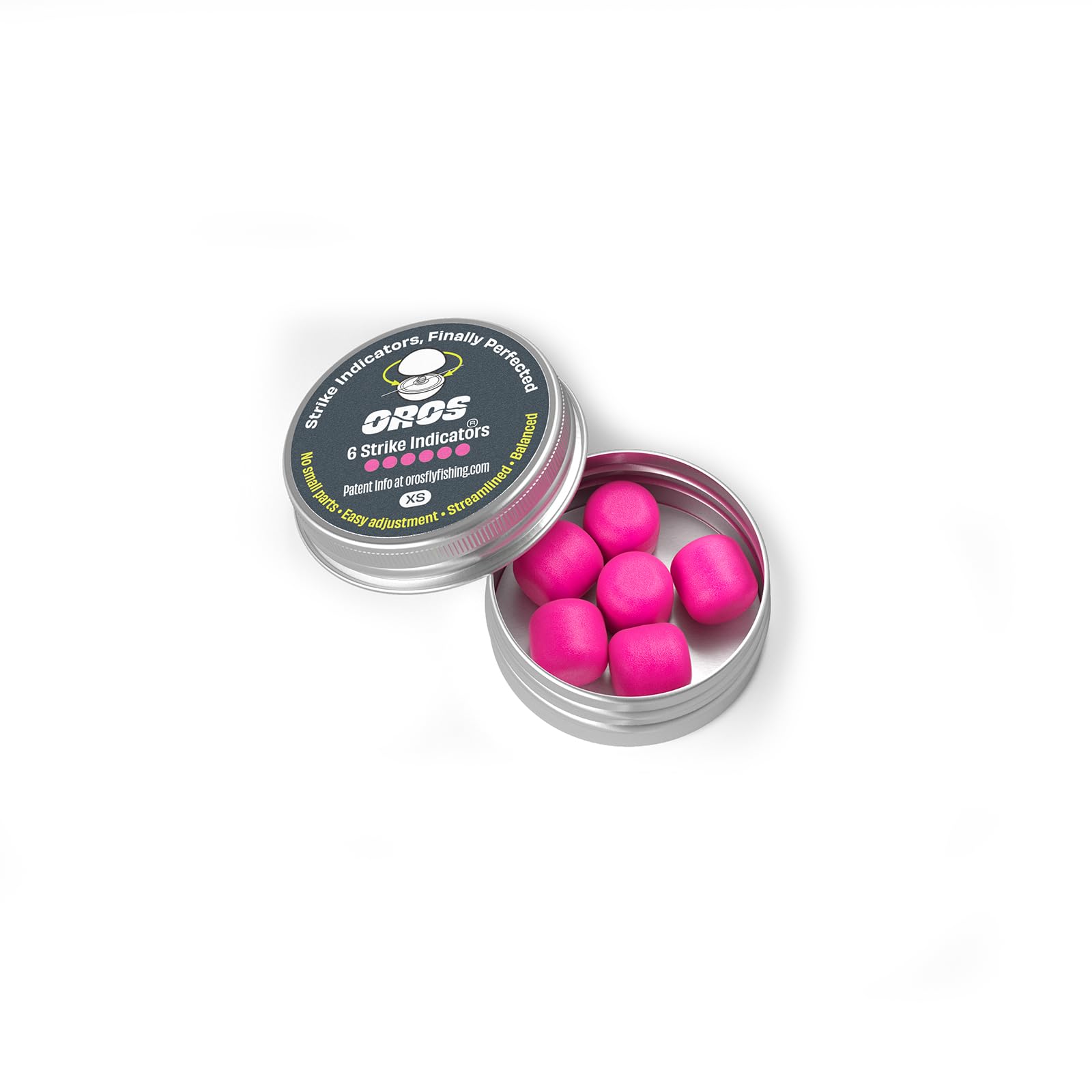 Oros Strike Indicators for Fly Fishing, Reusable Foam Nymph Indicators, High Visibility Trout Fishing Float, Assorted Sizes
