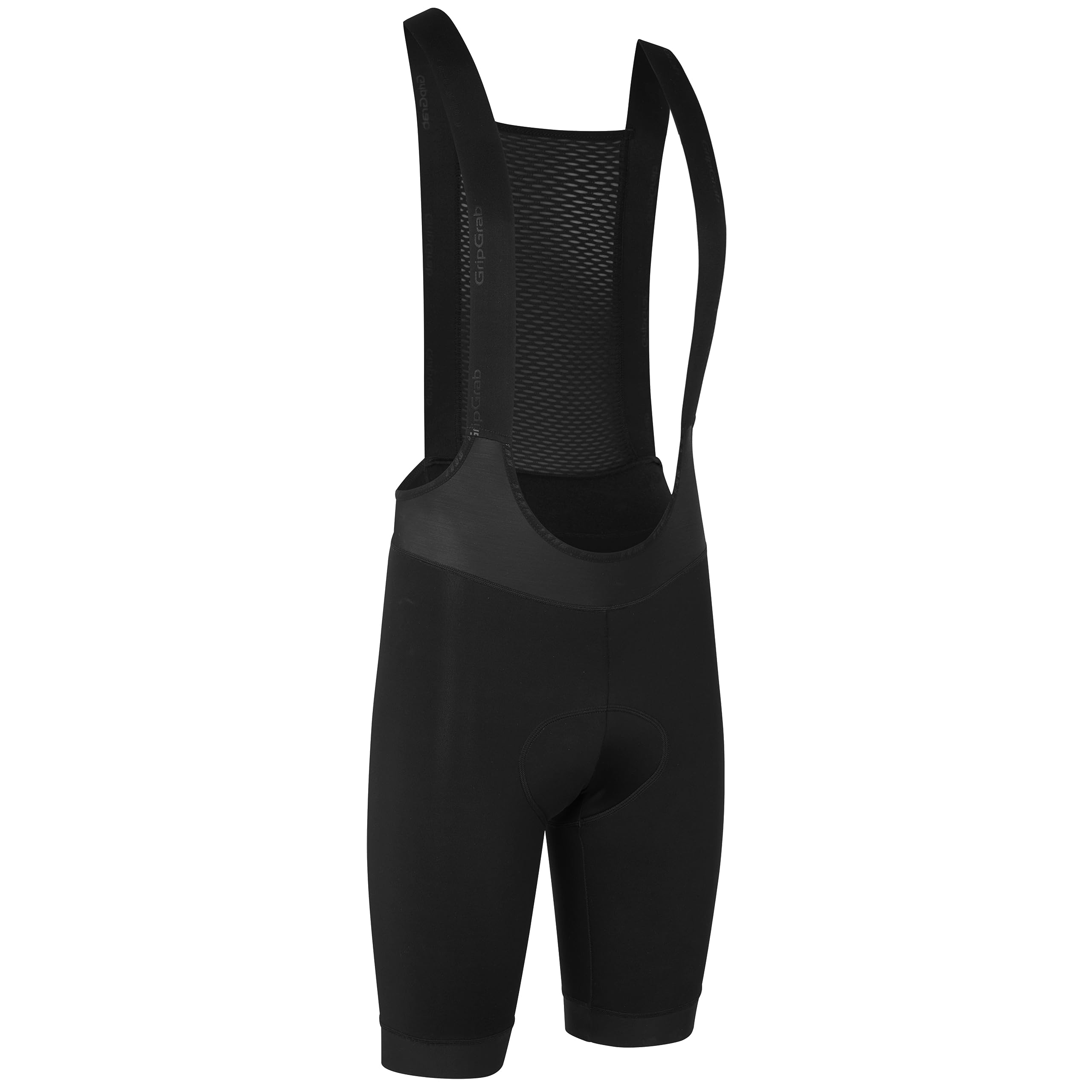 GripGrab AquaRepel Water-Resistant Thermal Winter Cycling Bib Shorts Road MTB Gravel Bike Padded Cycling Shorts Men Bibshorts Black