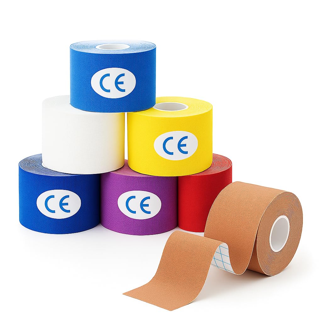 Waterproof KT Pro Extreme Kinesiology Tape: 5cm Extra Sticky Muscle Support