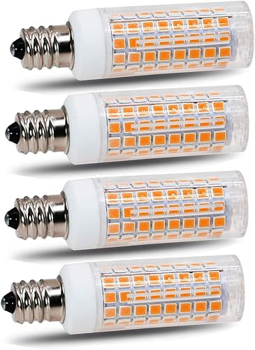 Bombilla LED e11 equivalente a 100 W, regulable, blanco cálido, paquete de 4