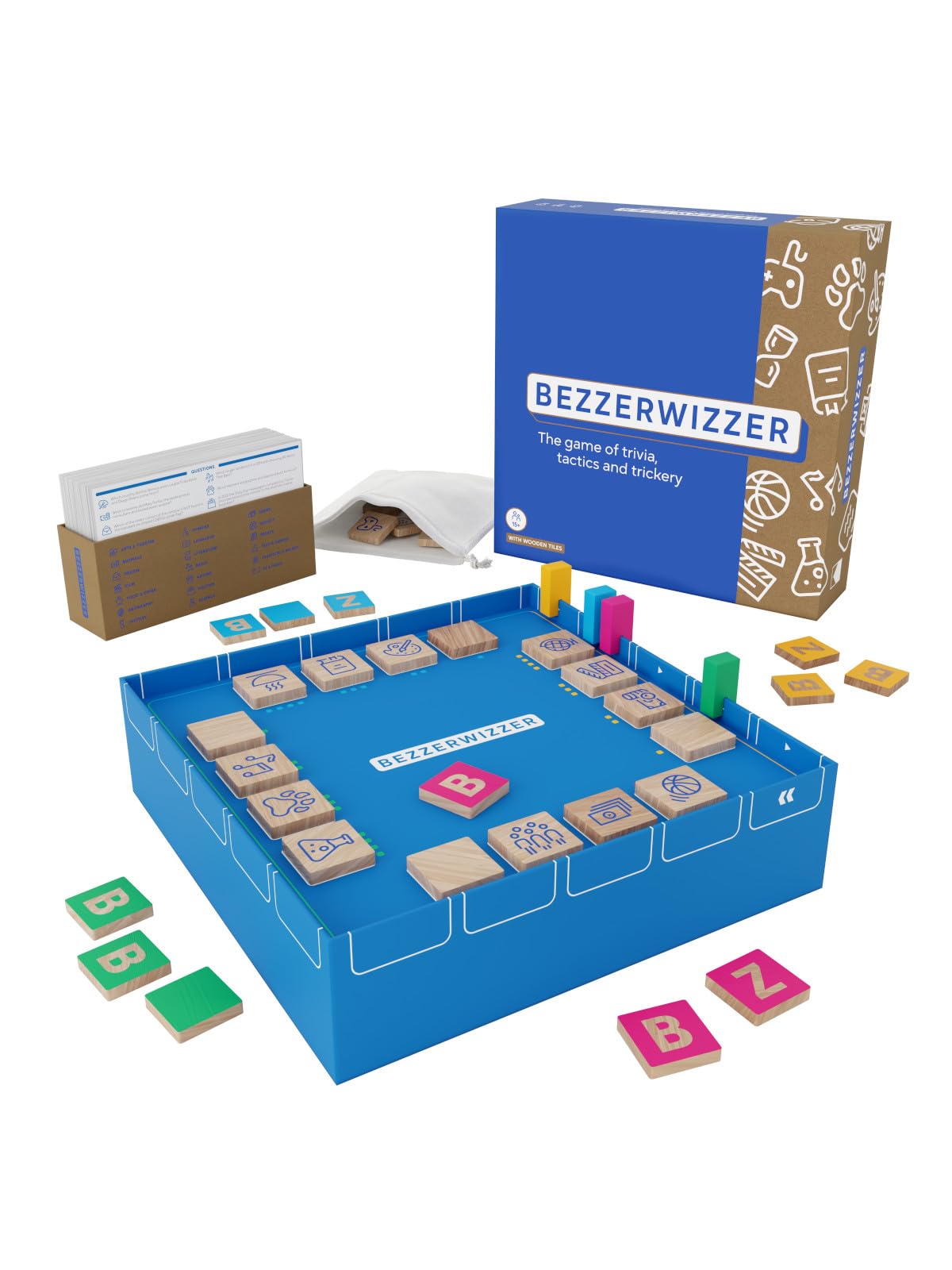 Asmodee | Bezzerwizzer | Lustiges Familien-Trivia-Partyspiel | Ab 15 Jahren | 2+ Spieler | 45+ Minuten Spielzeit