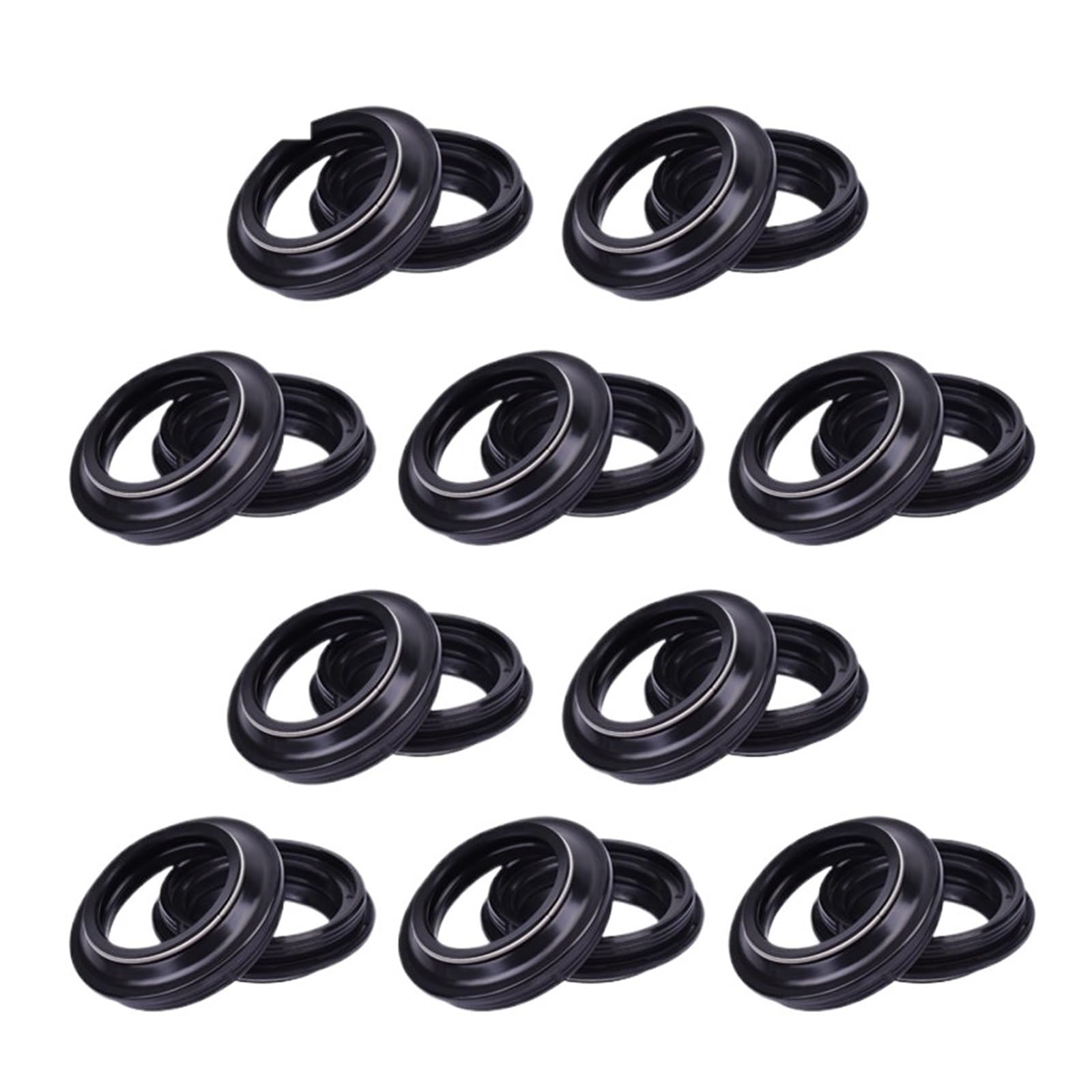 Uszczelka olejowa przedniego widelca motocyklowego 37x49x8 do modeli XJ900, XJ900R, XV920R, XJ900F, XV1000, XS1100, GS1000, GS850G, GS750S(20pcs Oil 20pcs Dust)