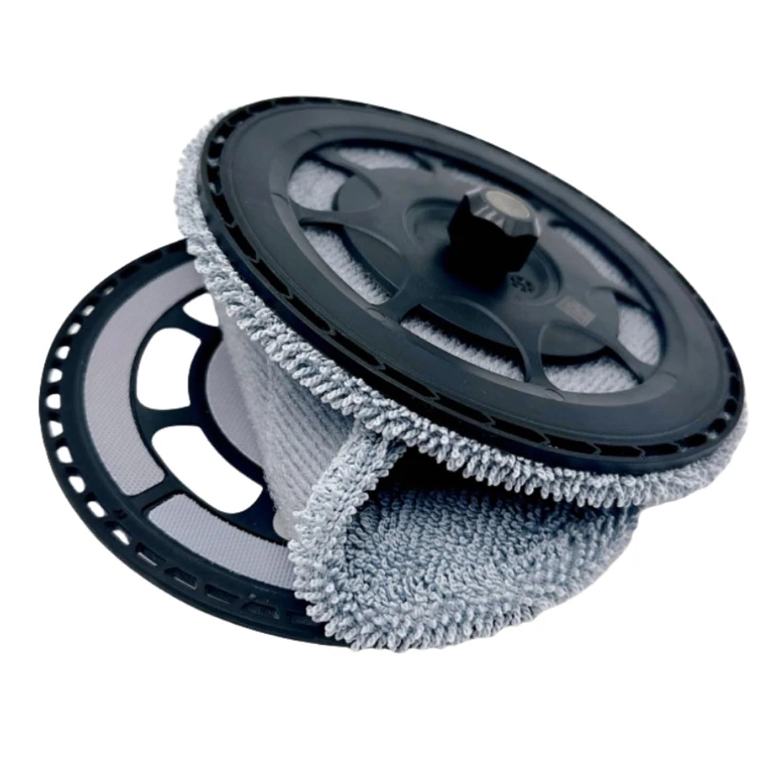 HIZON Mop Mount Accessory，Compatible For Roborock， Compatible For Saros， Z70 Robot Vacuum Cleaner Mop Tray Spare Parts(Mount Whit Mop)