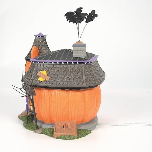 Miniatura 6 de Department 56 Disney Halloween Village Mickey's Pumpkintown Haunted Manor - Edificio iluminado, 6.81 pulgadas, multicolor