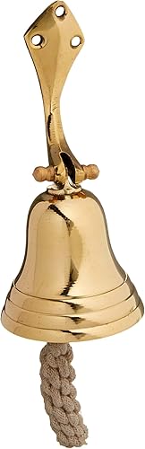 Campana de barco de latón macizo - Decoración náutica