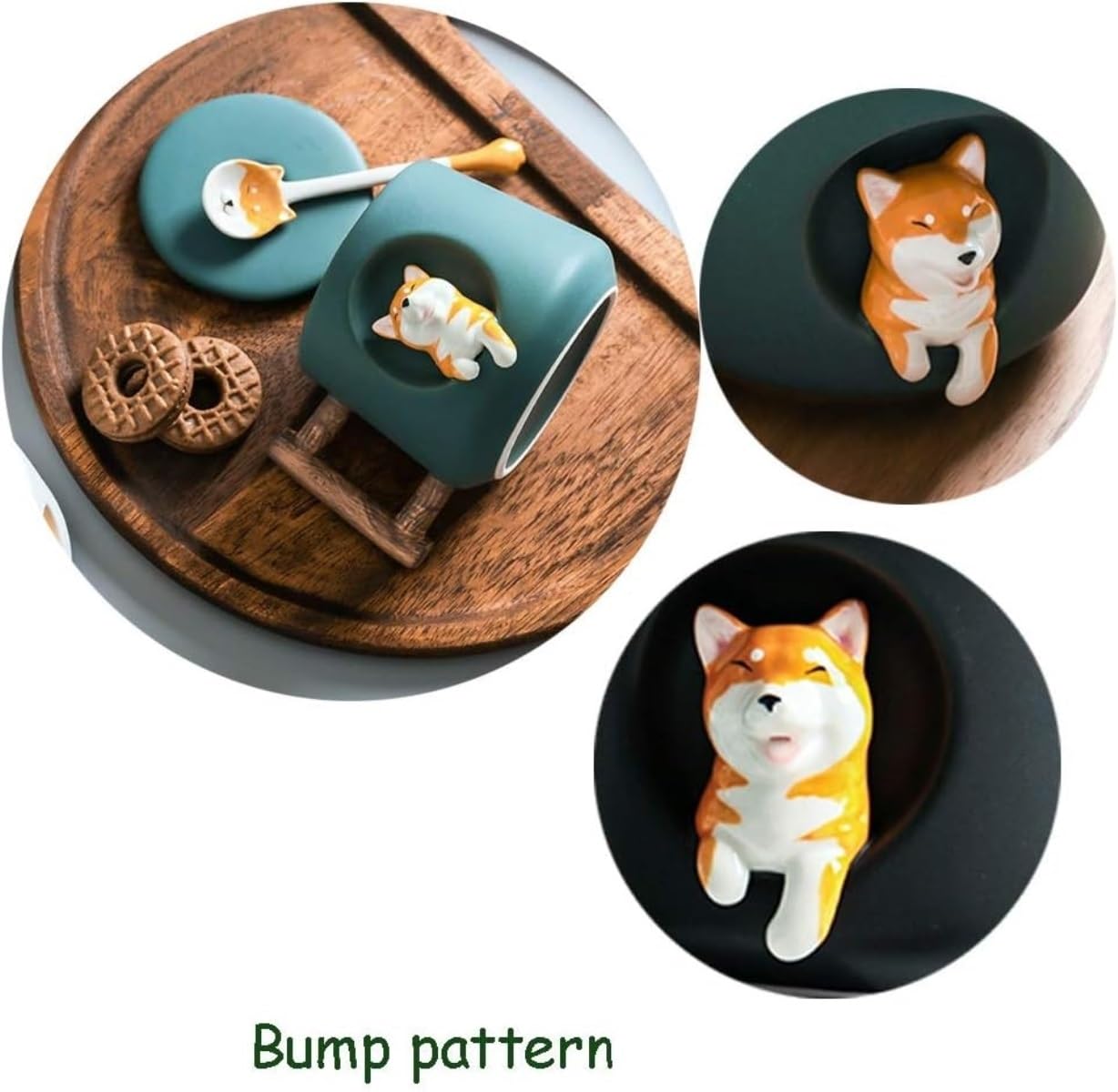 Taza de Café de Té Tazas Taza De Café De Cerámica Taza De Porcelana Esmerilada Suave Taza De Té Hecha A Mano Taza De Café Con Asa Animal 3D para té de la tarde(A)