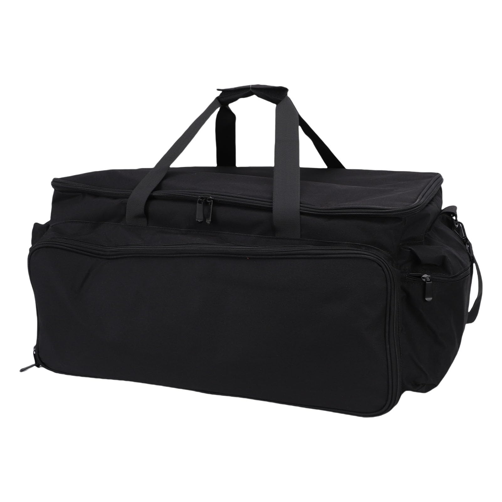 Tonysa Torba na Sprzęt DJ o Dużej Pojemności Odporna na Zarysowania Przegroda dla DJ-ów i Muzyków EVA Nylon Czarny 24x12,6x11 Cali