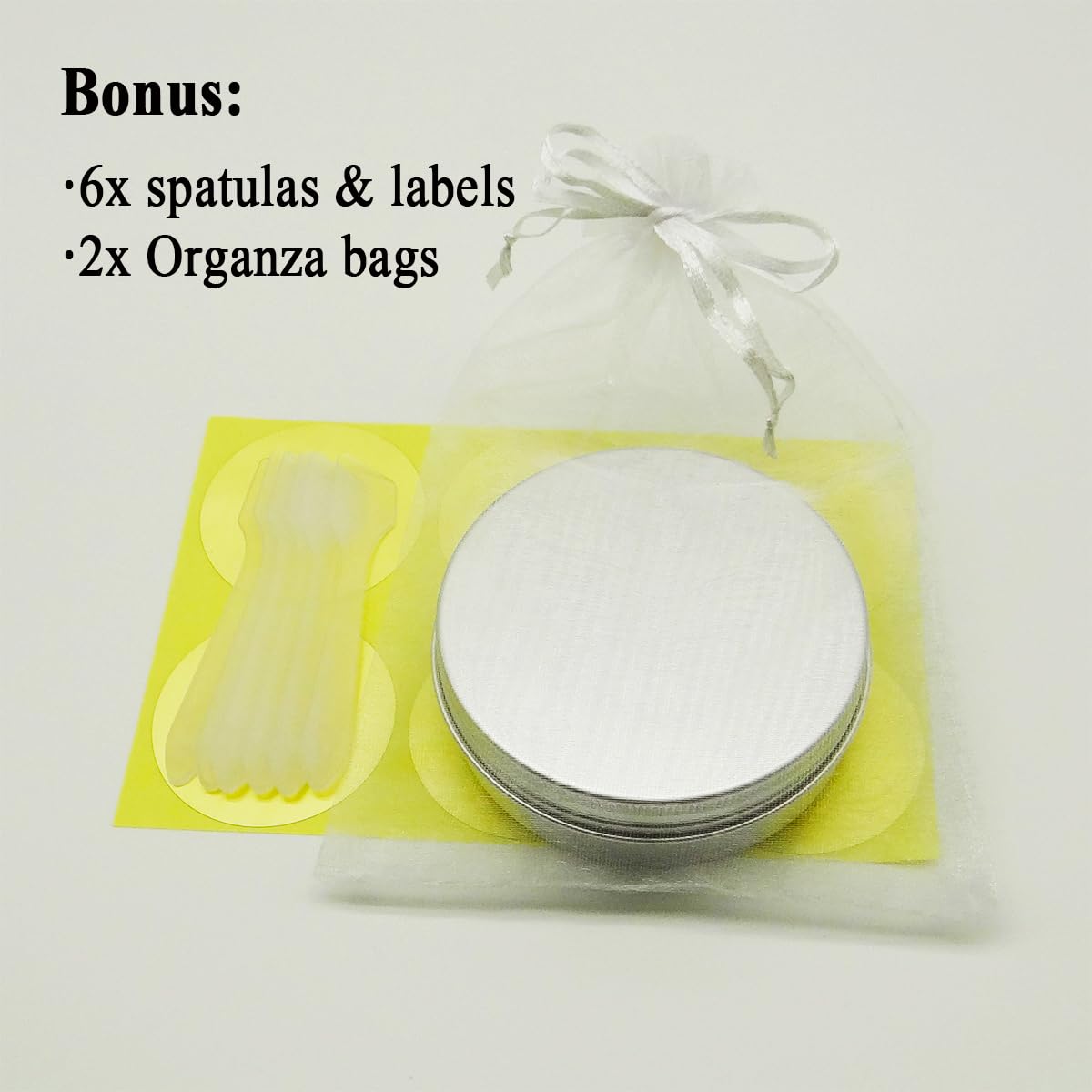 Confezione da 6 barattoli di latta in alluminio da 100 ml, contenitori vuoti da viaggio per campioni di cosmetici da viaggio con coperchio a vite, barattoli da viaggio da 100 g, per