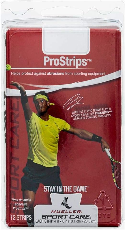 Mueller Pro Strips 12 - 4" x 8" pre-cut adhesive mesh for elbow - great for abrasion control