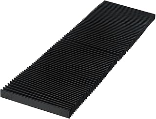 Paño de polvo del protector de la máquina del CNC, cubierta flexible del fuelle del acordeón, protector del polvo del carril para la fresadora del CNC (130m m)