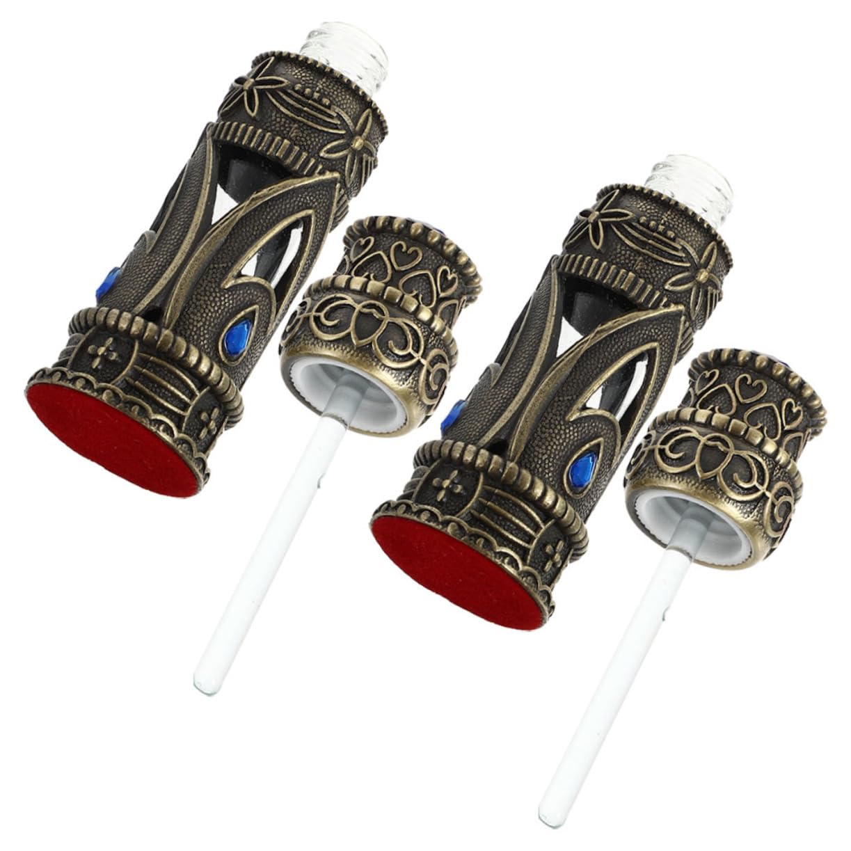 minkissy 10stücke Leere Parfümflaschen Nachfüllbare Leichte Flaschen Für Ätherische Öle Orientalisches Design Für Und Persönliche Nutzung Vielseitig Einsetzbar Für Parfüm Und Öle