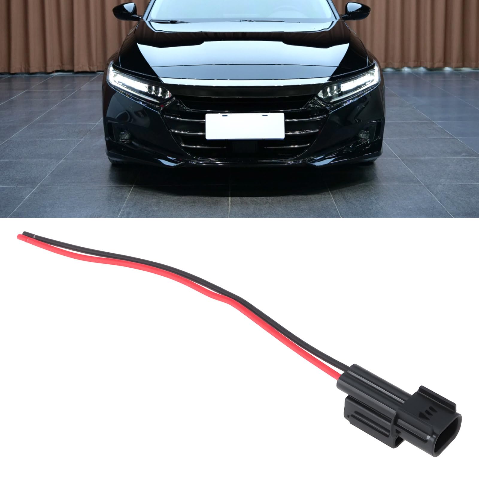 ECSiNG 2 szt. samochodowe światła do jazdy dziennej męskie żeńskie złącze 6189-7408 6181-6851 kompatybilne z Honda kompatybilne z Accord