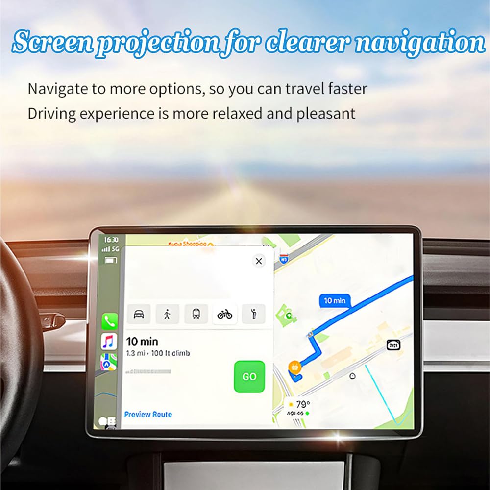 Bezprzewodowy adapter Carplay do Ram 4500 2018-2022, bezprzewodowy adapter samochodowy z systemem Android Konwersja przewodowa pasuje do iOS 10+/Android 10+