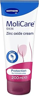 MoliCare Skin Zinc Oxide Cream – Anti-inflammatory & nourishing protection | Soothes irritated skin | 200ml