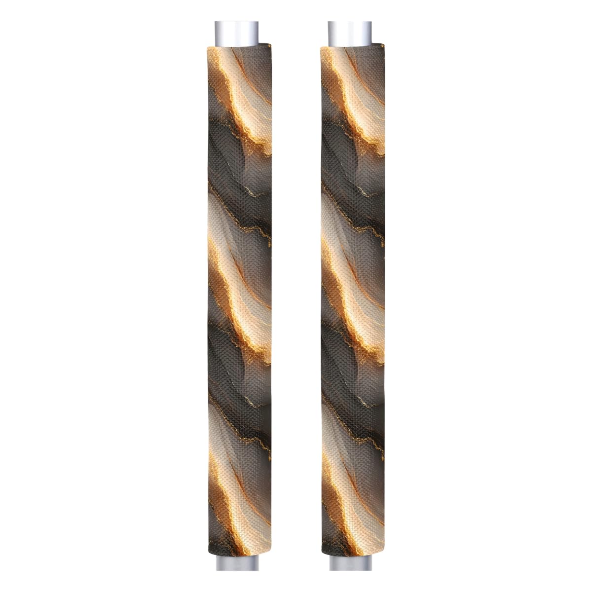 Pardick Refrigerator Door Handle Covers Set of 2 Marble Theme Washable Fridge Dishwasher Mocrowave Oven Stove Decor Protector Handle Cover Keep Kitchen Appliance Clean from Food Stains Decorate