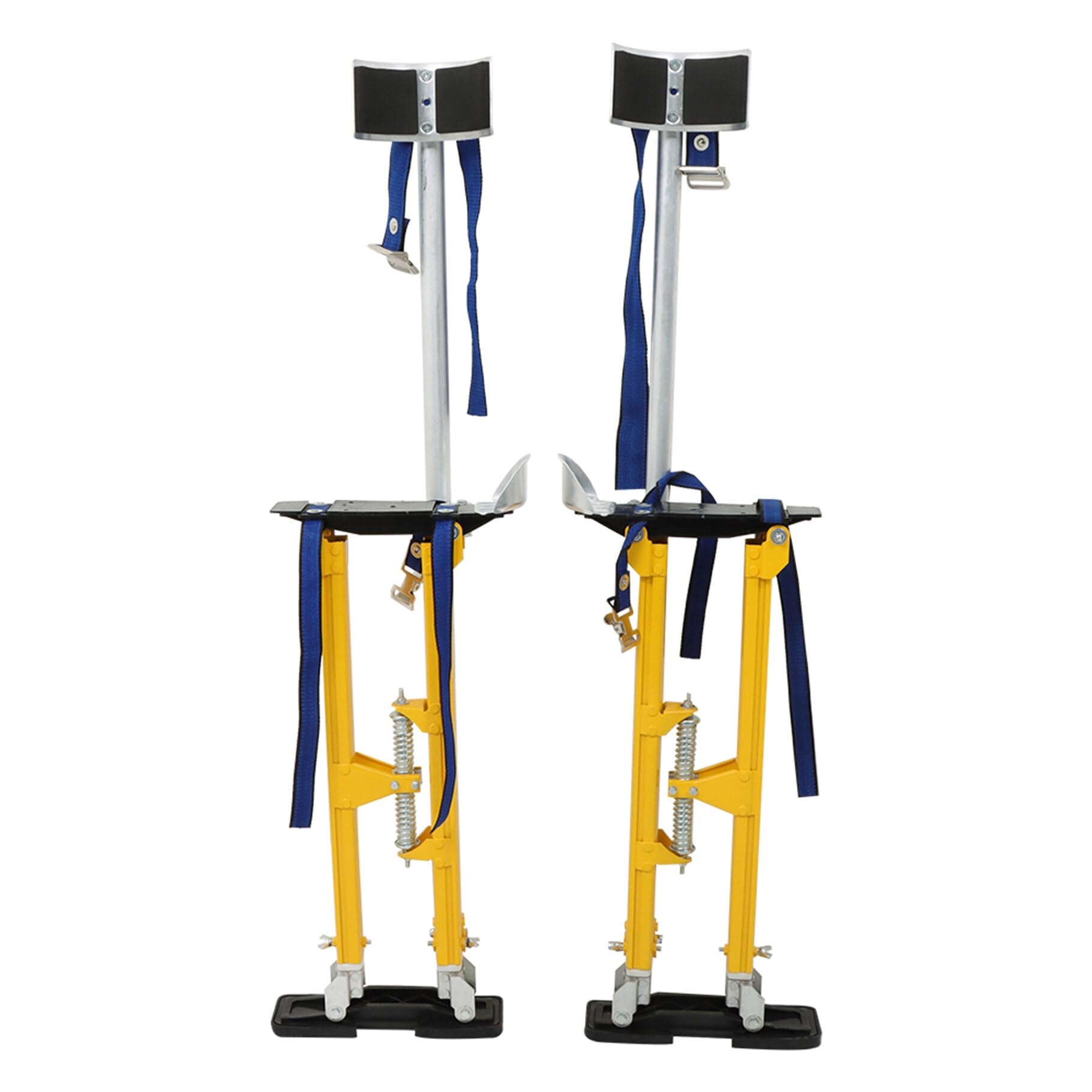 Timunr Drywall Stilts 24-40 Inch Drywall Stilt Aluminum Alloy Adjustable Stilts Yellow Stilts