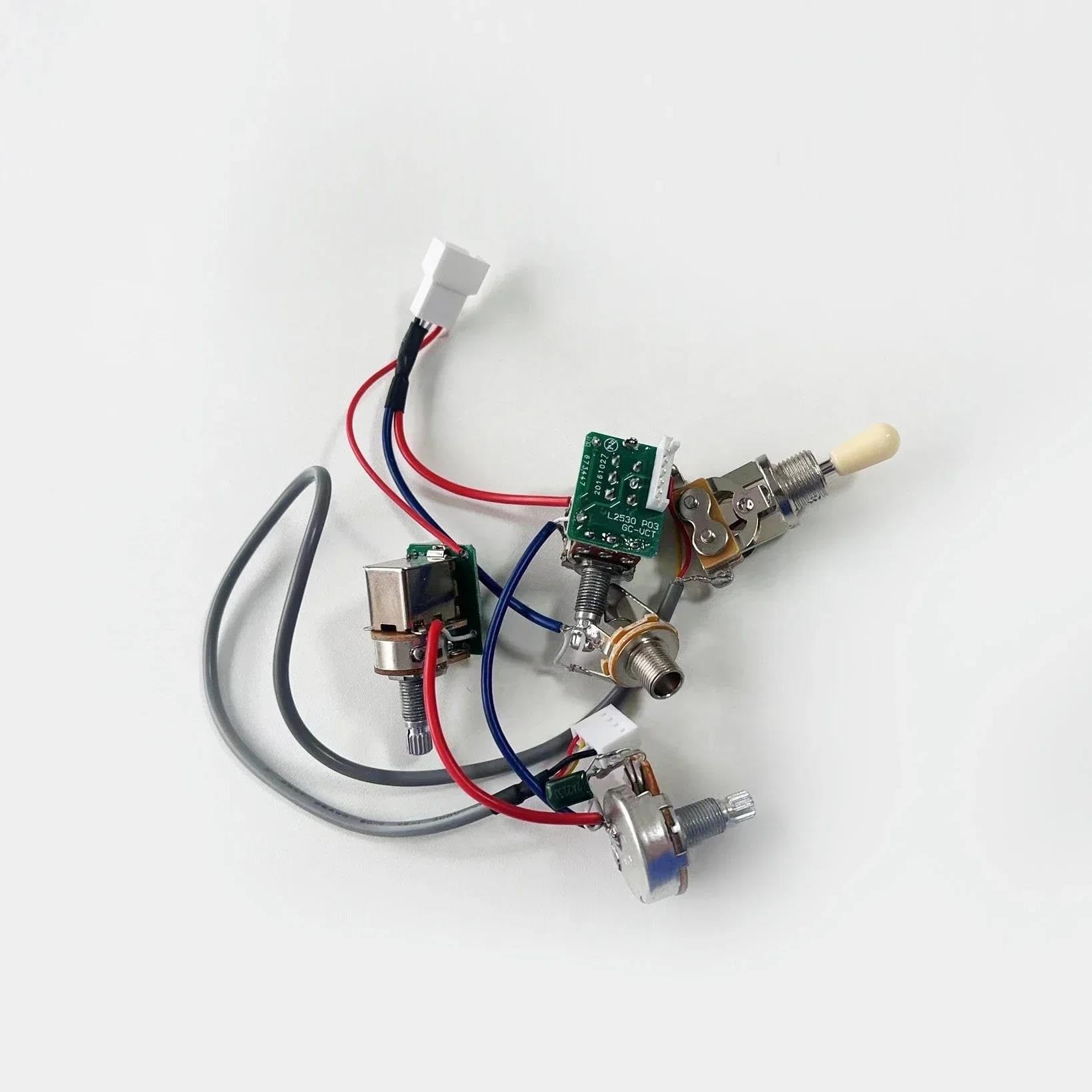 1 Juego De Potenciómetros De Interruptor Push Pull Para Pastilla De Guitarra Eléctrica ST