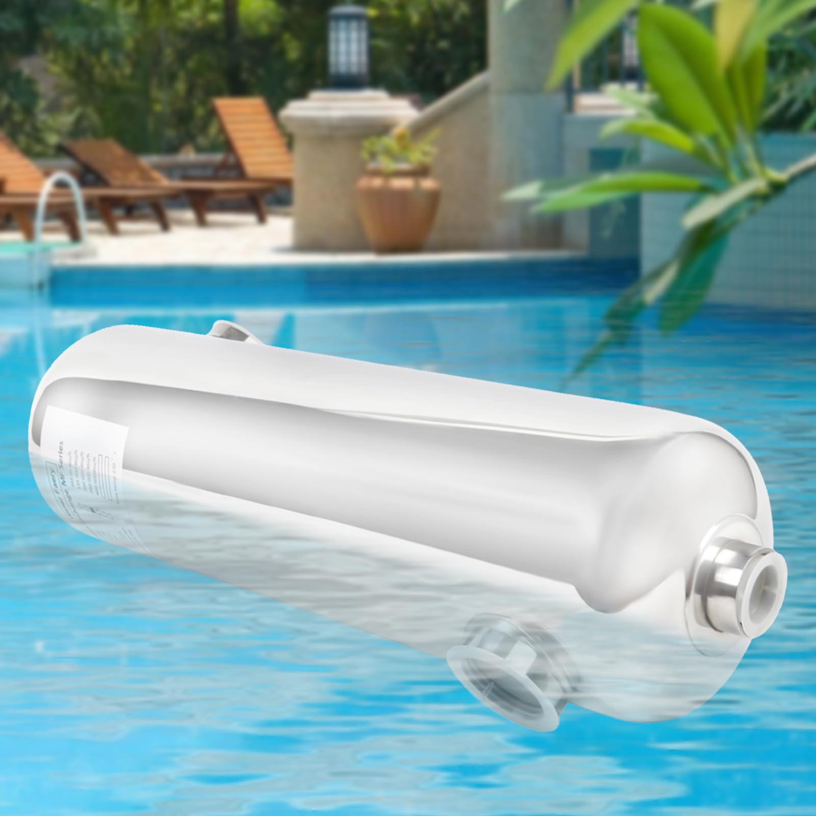 Scambiatore di calore per piscina, in acciaio inox, 60 KW, per piscina, sistema di spa, flusso di acqua calda 30 l/min