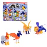 Magnetic Mix or Match Mythical Kingdom Toy Play Set, 15 Pieces