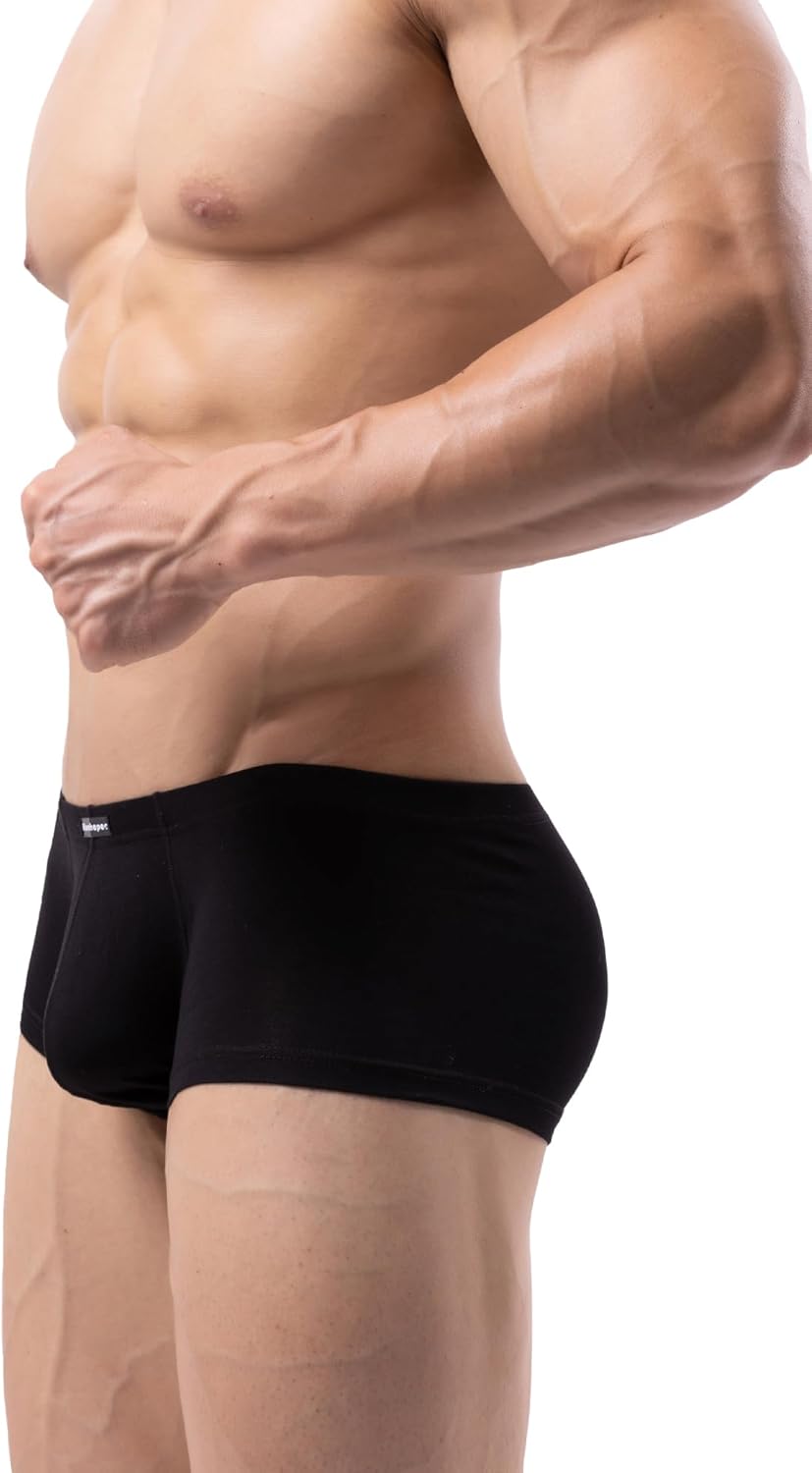 Men's Moisture Wicking Boxer Briefs Soft Stretch Cotton Pouch Underwear Trunks - Image 5