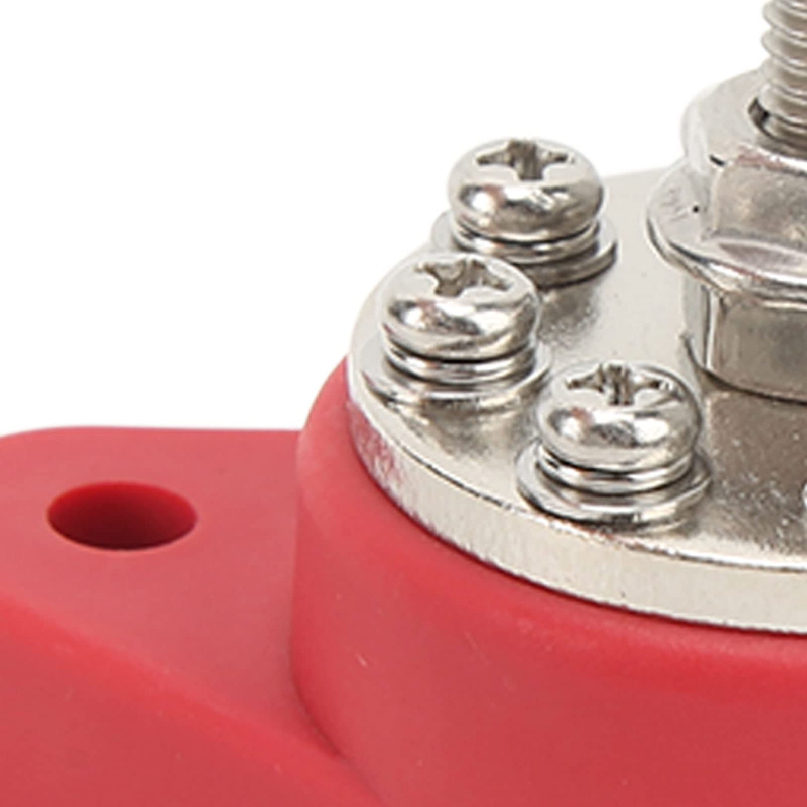 Morsettiera per giunzione di distribuzione con 16 morsettiere per batteria da 1/4" M6 per auto, barche, camion