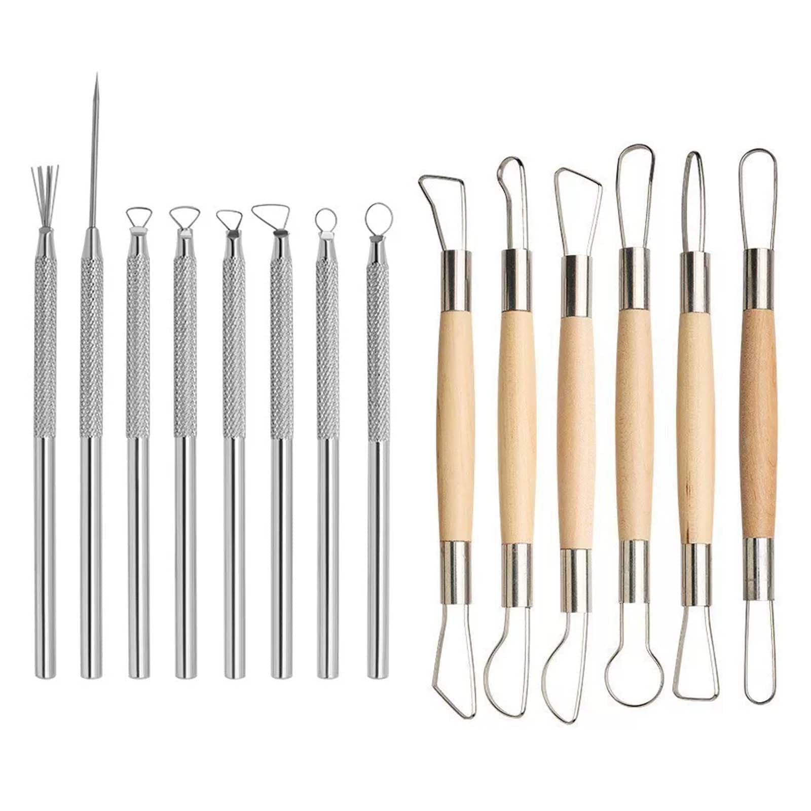 Xiciki 4 Stück Polymer Clay Zubehör, Polymer Clay Tools mit