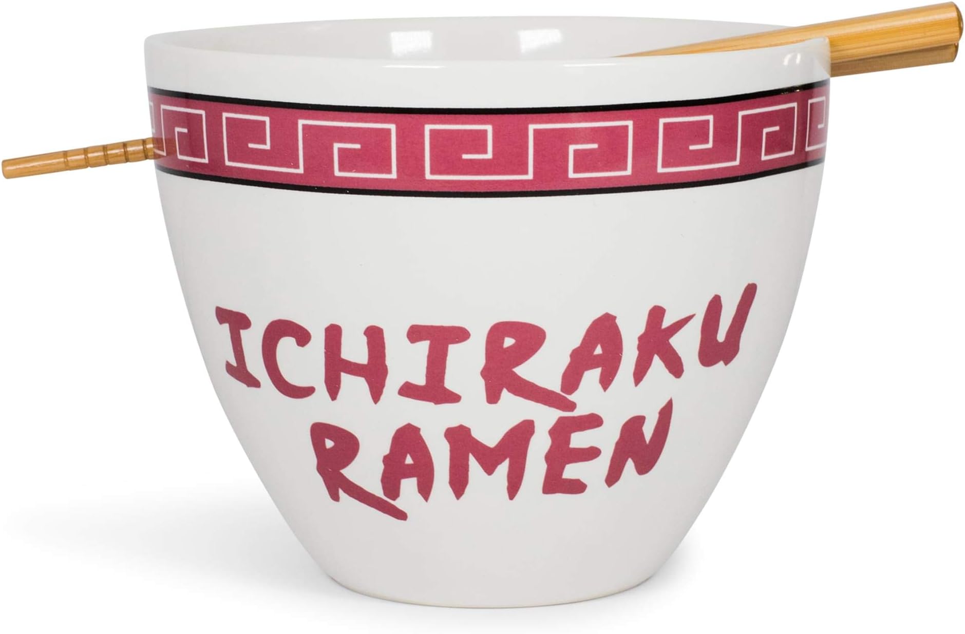 Just Funky Naruto Japanese Dinnerware Set | 16-Ounce Ramen Bowl and Chopsticks Set