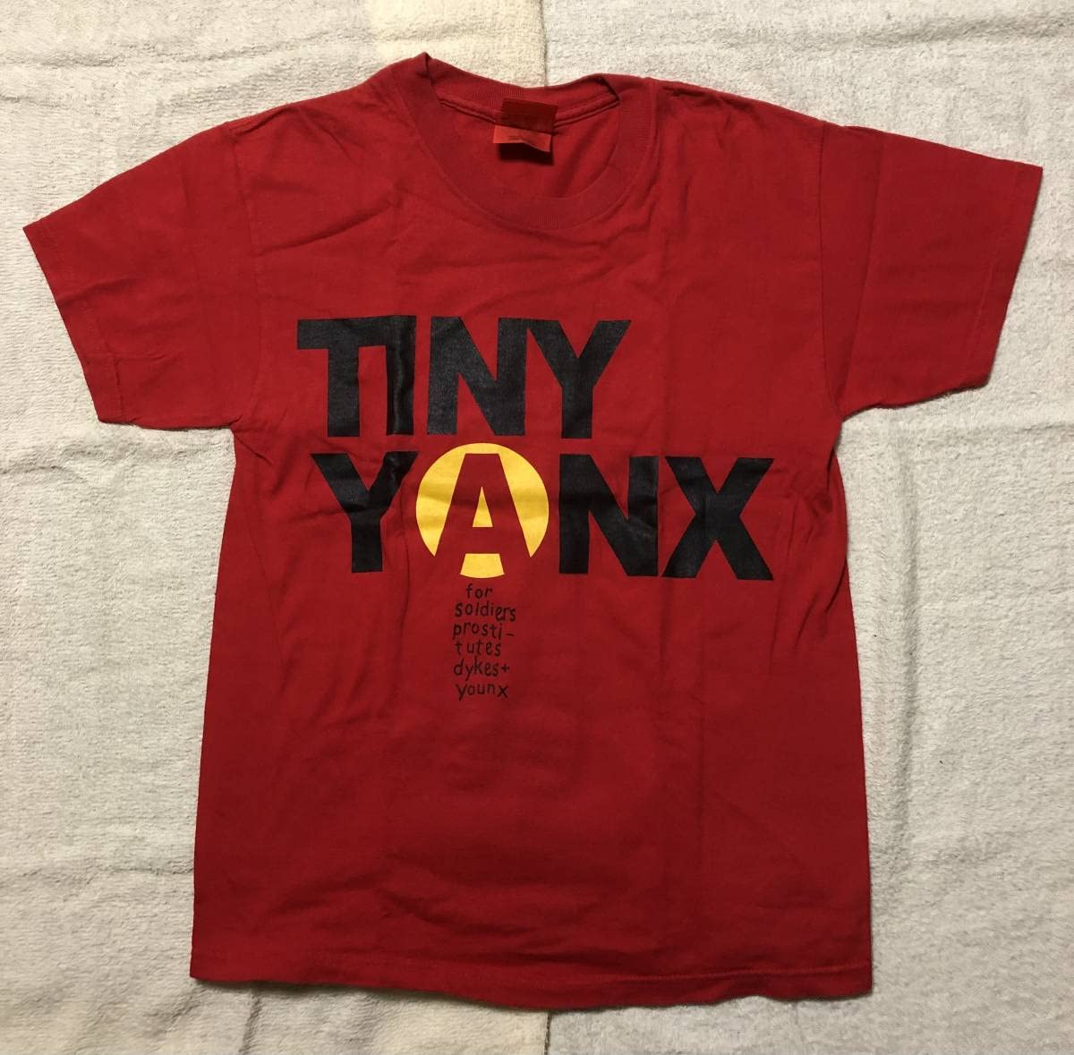 Amazon.co.jp: 氣志團 綾小路翔 氣志團TINY YANX Tシャツ Jr.L 赤