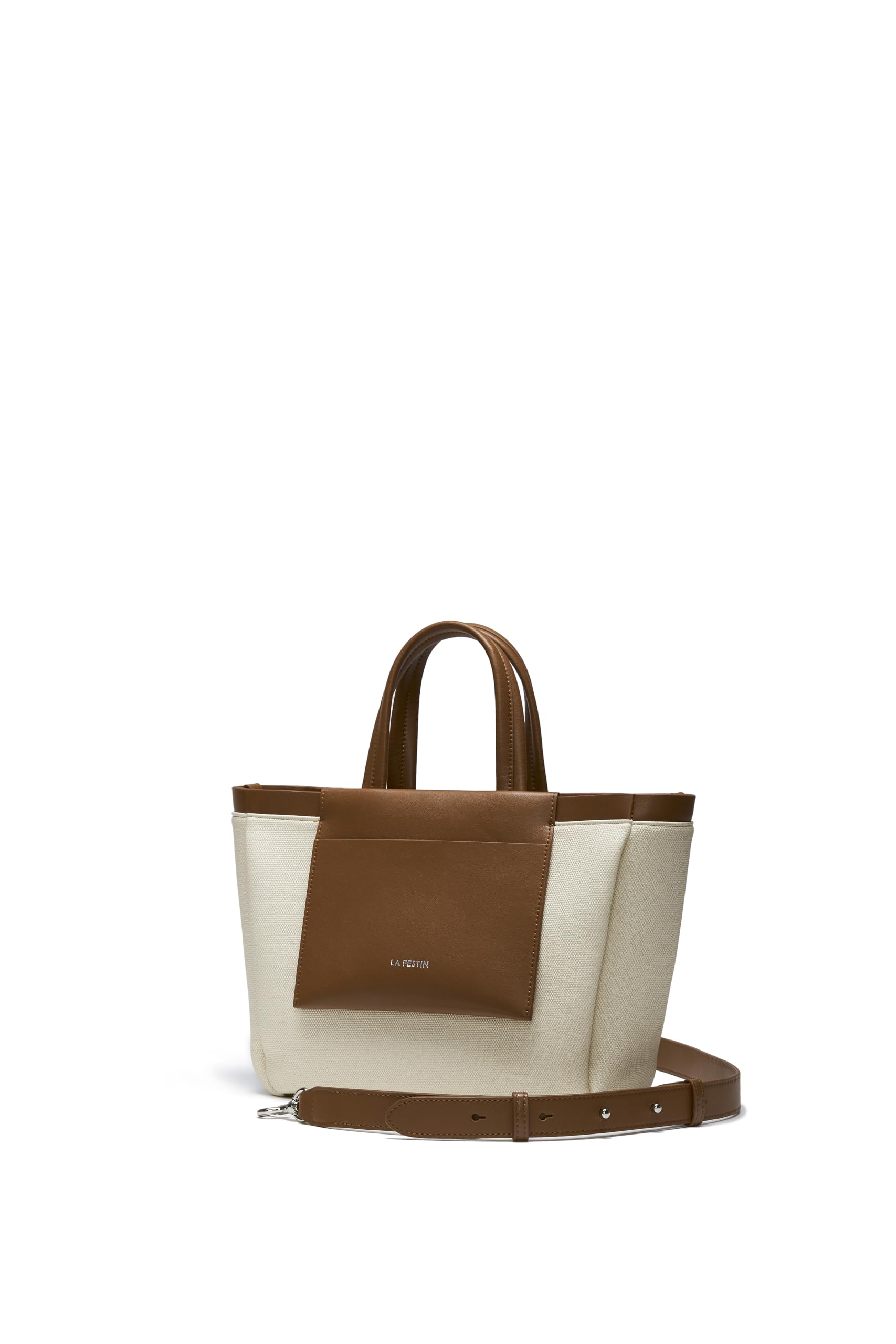 LA FESTIN Genuine Leather Bucket Purses for Women Trendy Shoulder Handbag