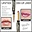 evpct 1Pcs Rose Pink Metallic Shine Shimmer Lip Liner and Lipstick Combo Set Kit for Women, Lightweight Hydrating Formula High Impact Full Coverage Lipstick and Lip Liner Makeup Stains Gloss, 21