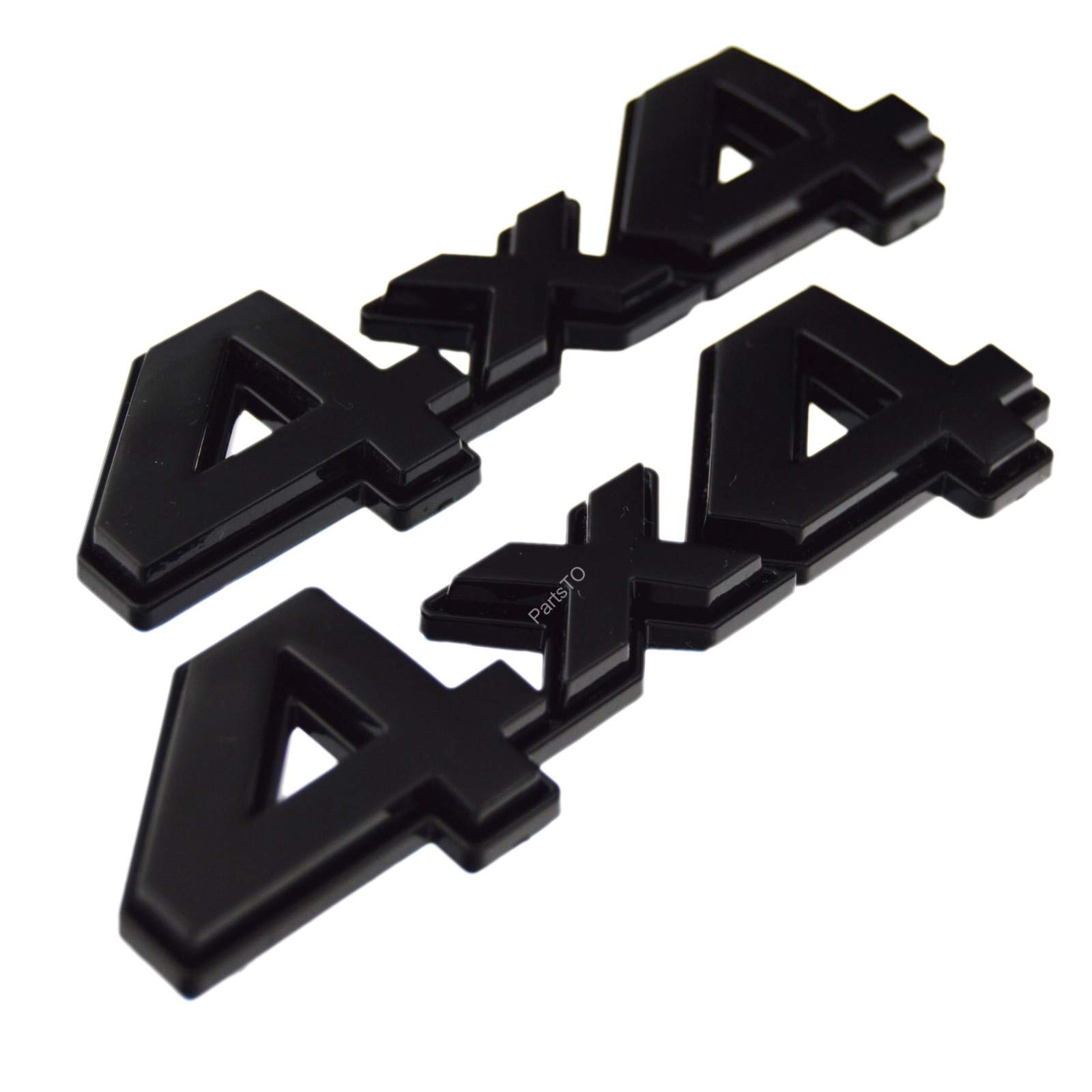1 Matte Black 4x4 Emblem For Toyota Tacoma, Tundra, 4Runner - Metal Adhesive Badge 11 thumbnail image