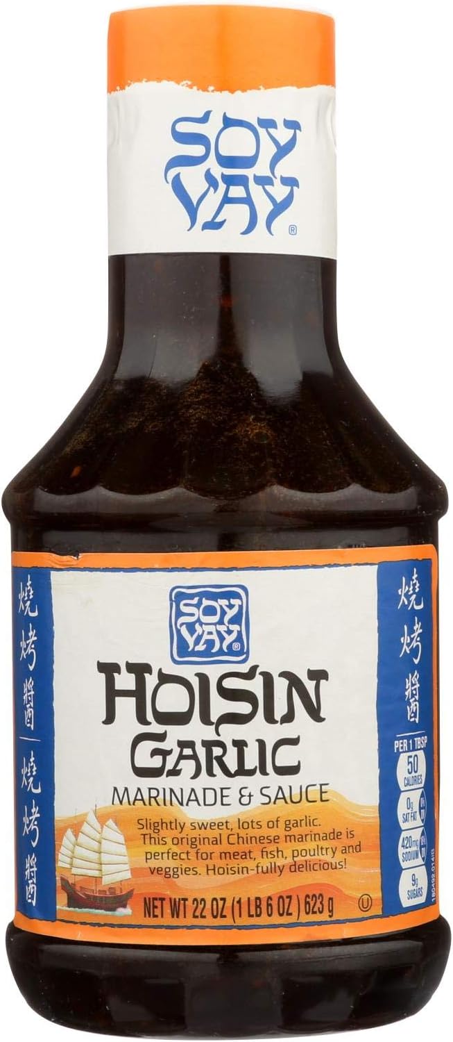 Soy Vay Hoisin Garlic Marinade and Sauce, 22 Fluid Ounce - 6 per case.