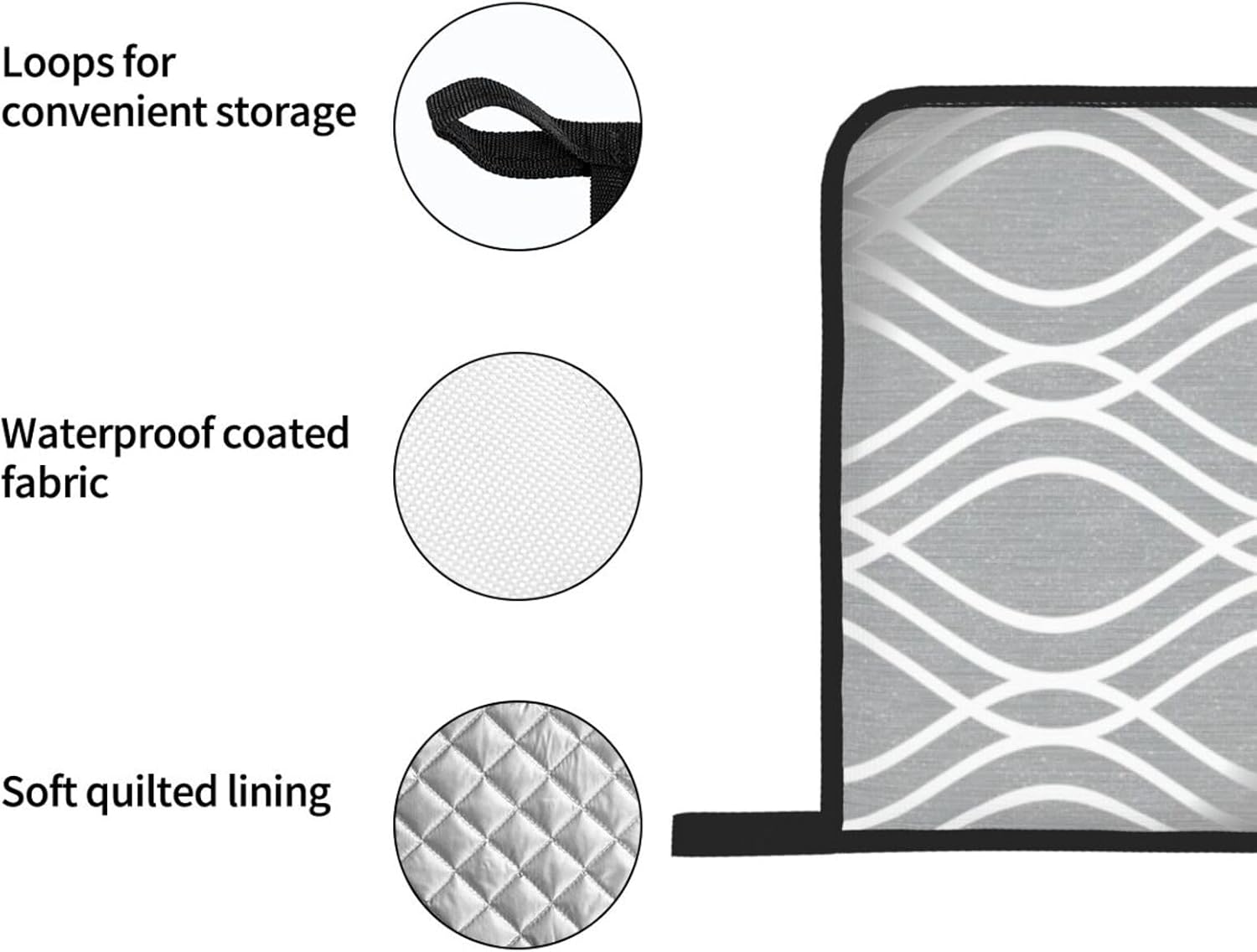 Silver Geometric Figure Kitchen baking four piece set, fit for cooking and baking, oven, microwave, and outdoor barbecue