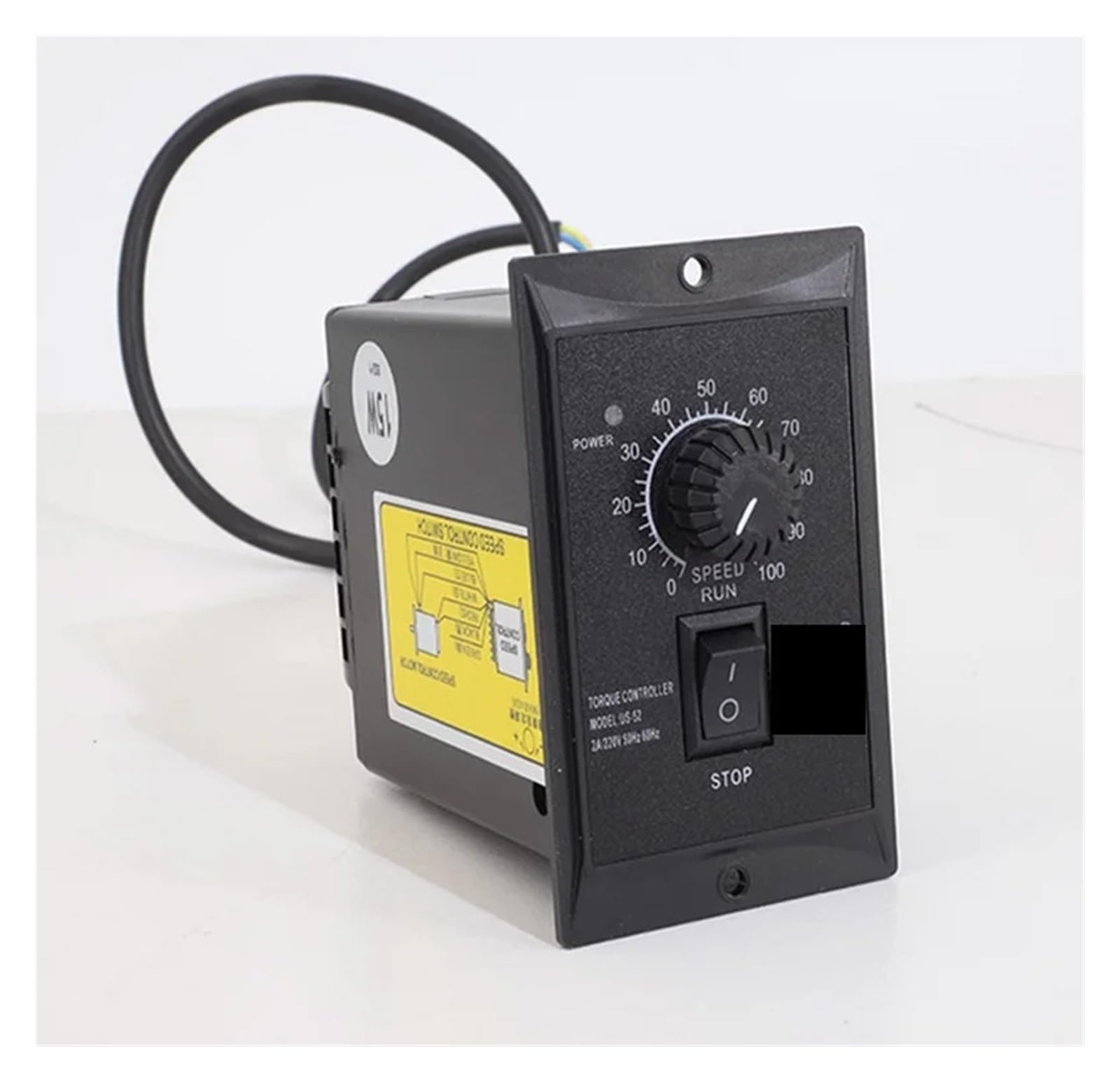 Silnik asynchroniczny 120 W, 110 V/220 V, AC, jednofazowy elektryczny silnik z przekładnią o zmiennej prędkości, regulowany regulator z motoreduktorem usznym (50 K(0-27 obr./min))