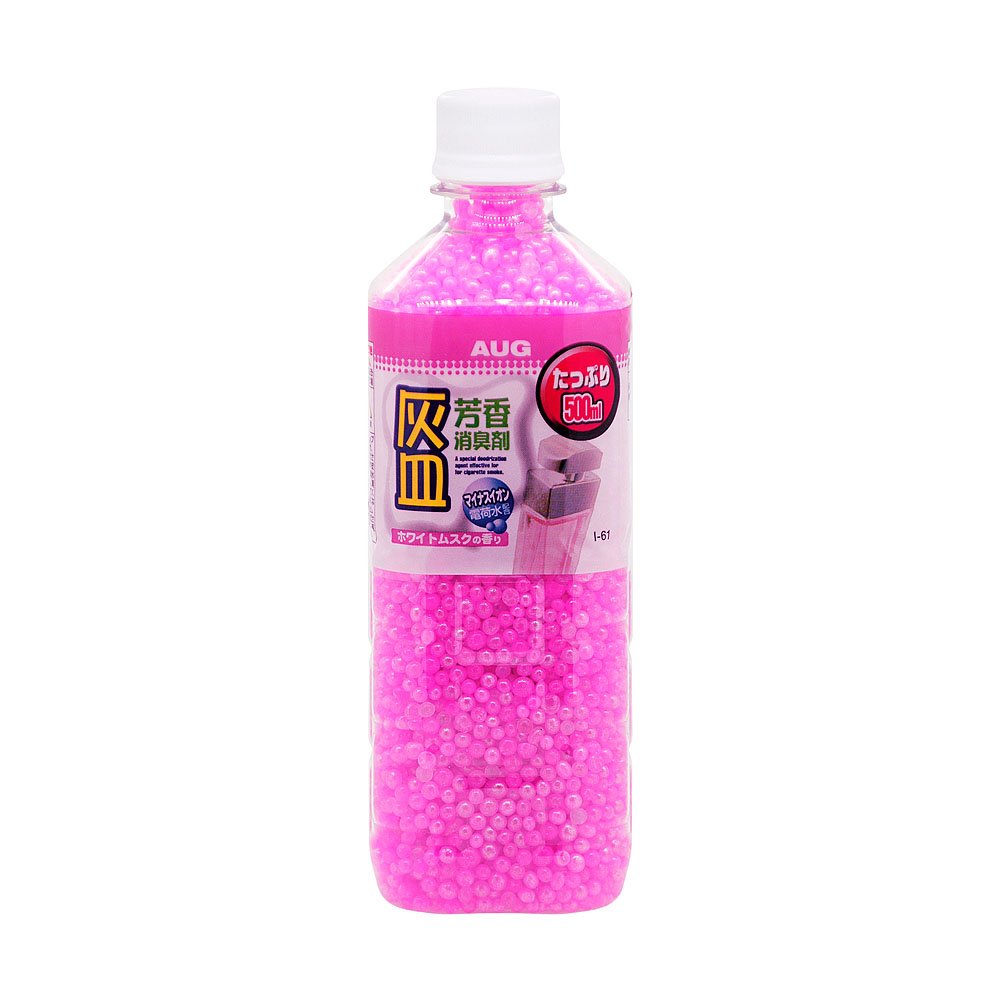 アウグ 車用 灰皿用芳香消臭剤 500ml ホワイトムスク I-61