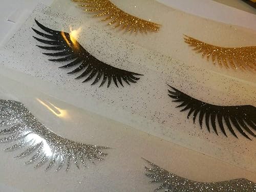 Miniatura 3 de eyelash iron oneyelash appliqueglitter eyelash patchdiy unicorn shirt