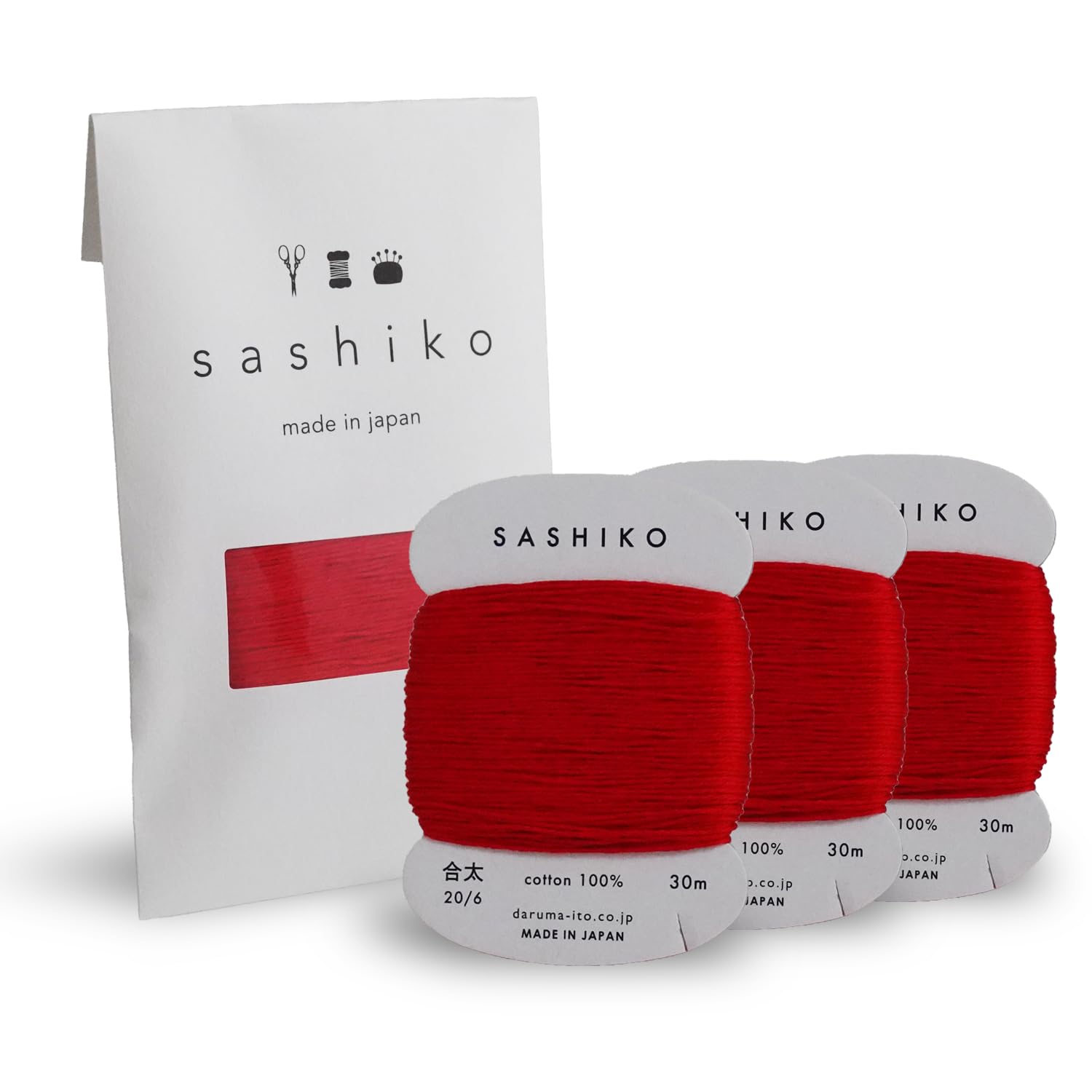 Daruma Sashiko Thread Rolls - Beginner Kits -18