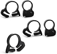 Vista 28 de Yinpecly Abrazaderas de manguera de agarre de 0.484-0.559 in de nailon ajustable de plástico resistente rápido doble agarre para fontanería