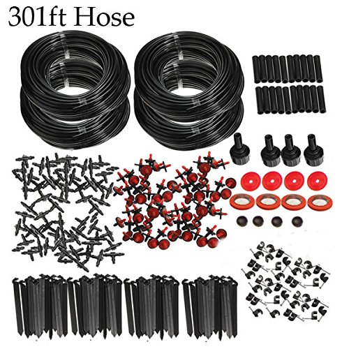 Big Bazaar Bazaar 25 m Micro Drip Bewässerungssystem Garten, Mikro-Sprinkler-Set