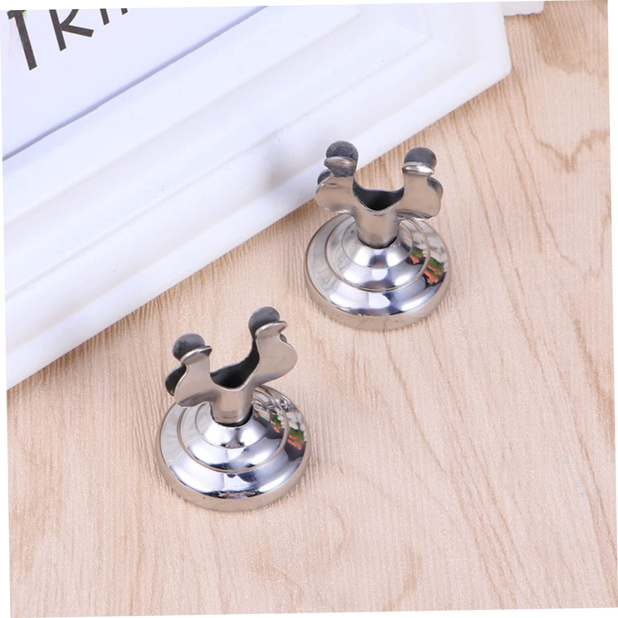 9piezas Porta Menú De Acero Inoxidable Soporte De Mesa Portátil Para Números De Mesa Para Restaurantes Bodas y Eventos