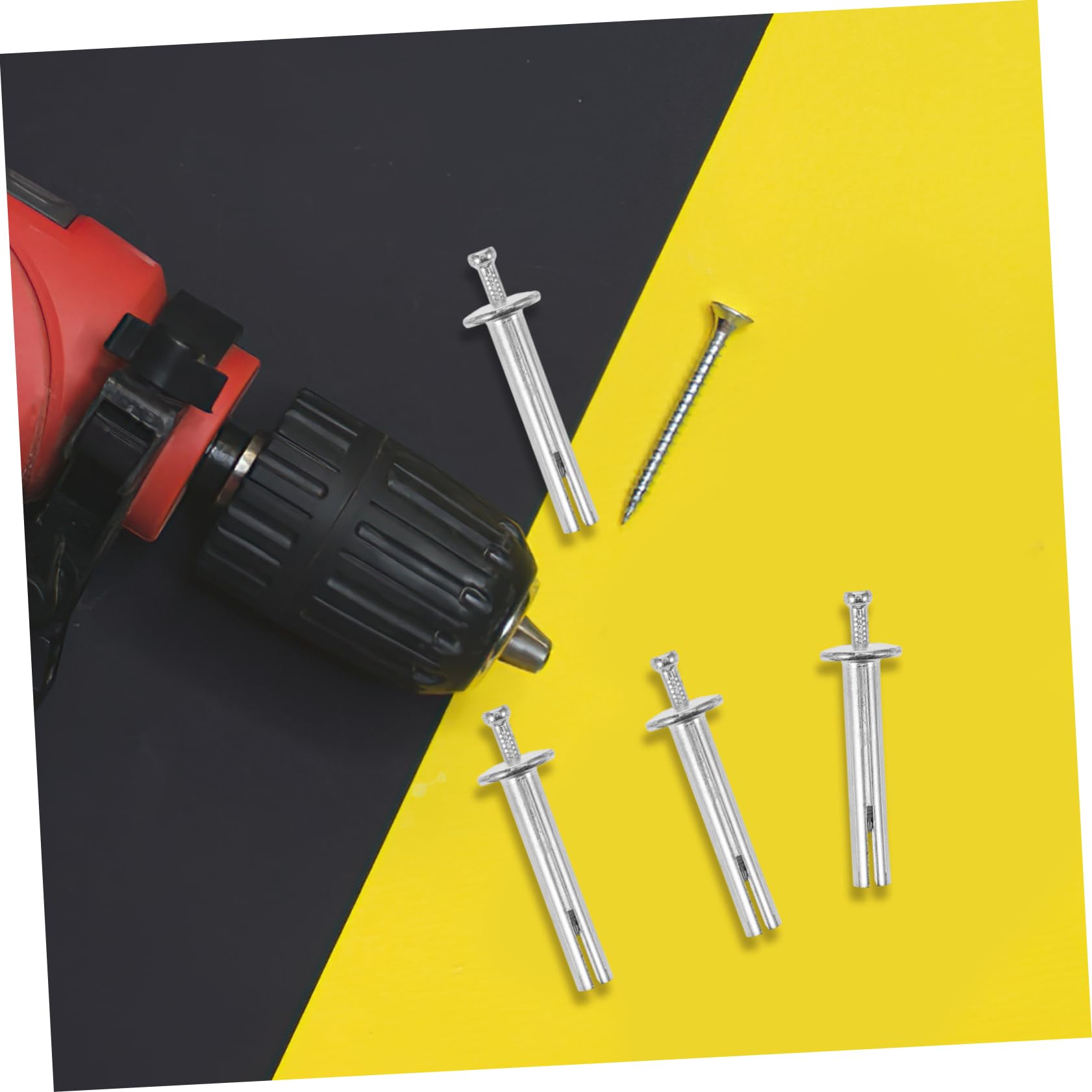 NAMOARLY 10pcs Heavy Duty Drywall Anchor Wall Anchors Masonry Nails Expansion Nails for Concrete