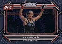 Vista 1 de 2023 Panini Prizm UFC #5 Julianna Pena Bantamweight Horizontal Official MMA Trading Card in Raw (NM or Better) Condition